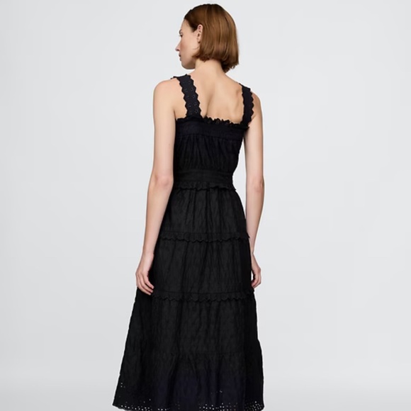 Gap × DÔEN Eyelet Midi Dress XXS - Picture 4 of 9